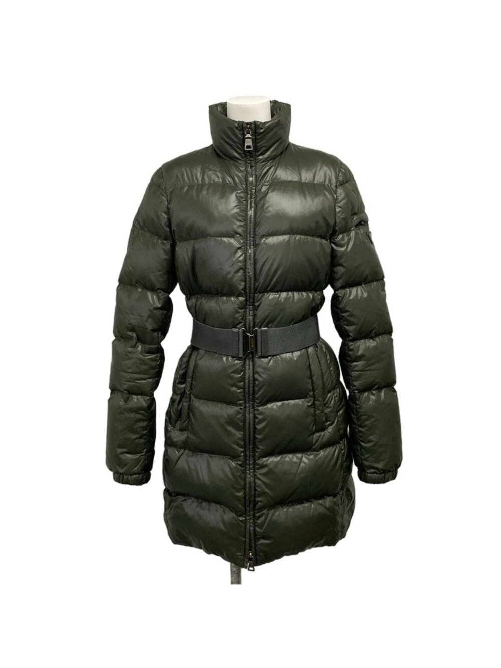 Prada Sport S Dark Green Long Sleeve Zip Up Winter 38